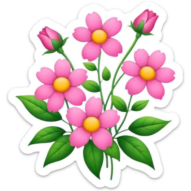 Flowers sticker