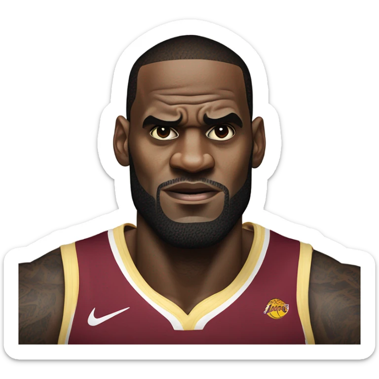 LeBron James sticker