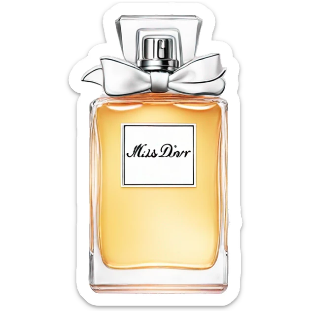 Miss dior perfume sticker