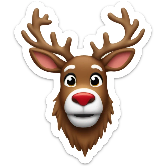 Rudolph sticker
