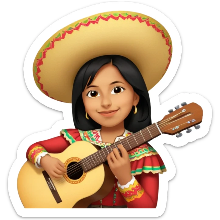 Mariachi Musician sticker