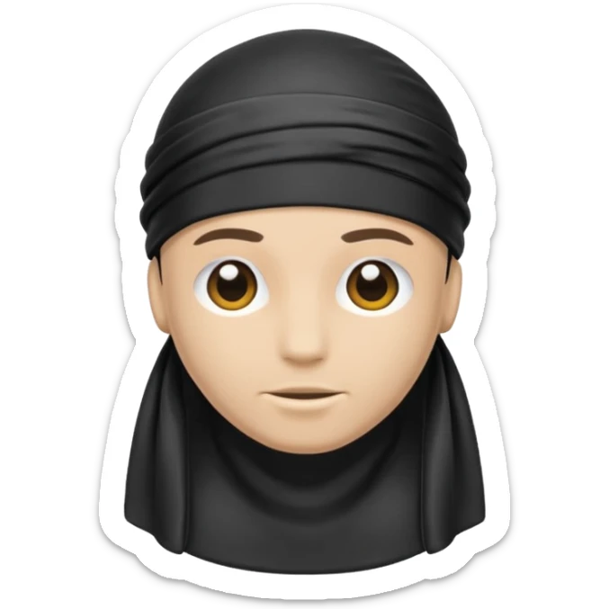 make a durag emoji but just the durag not the person in the durag sticker