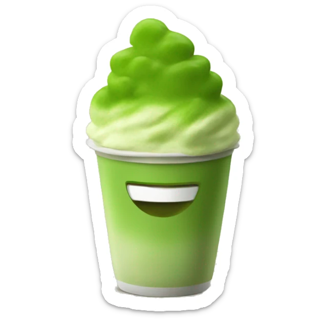 Matcha sticker