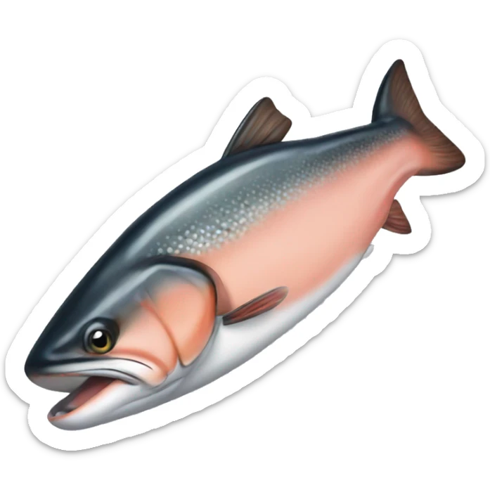 salmon sticker