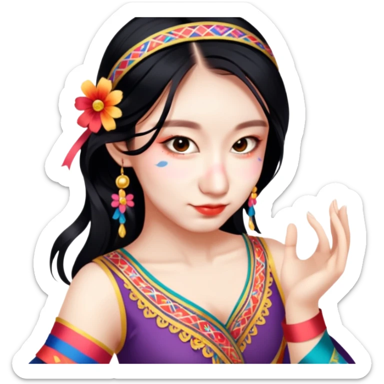 Traditional Dancer sticker