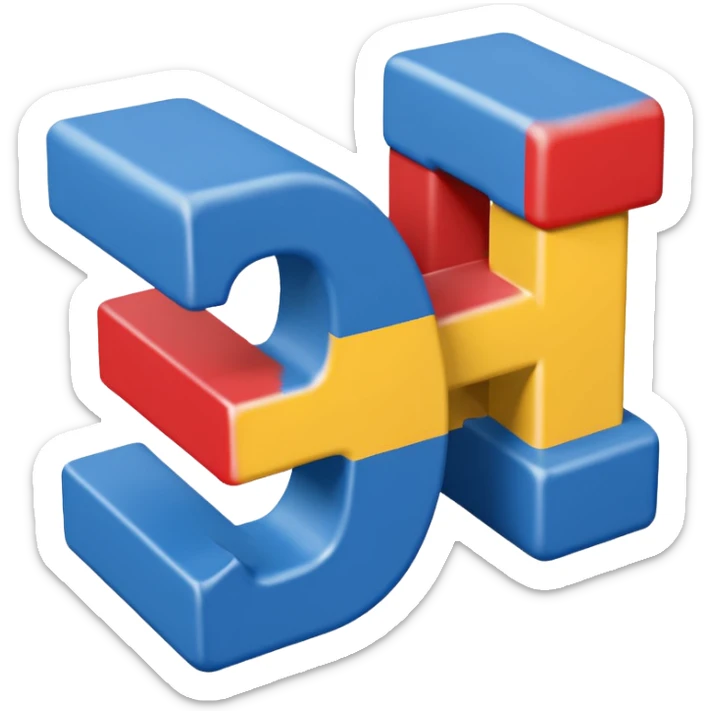 "ATX" Block letters painted the colors of the stemmas state flag sticker