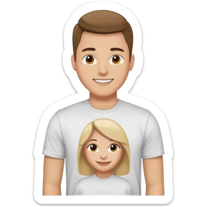 A avartar like a boyfriend send to a girl friend through message:wifey sticker