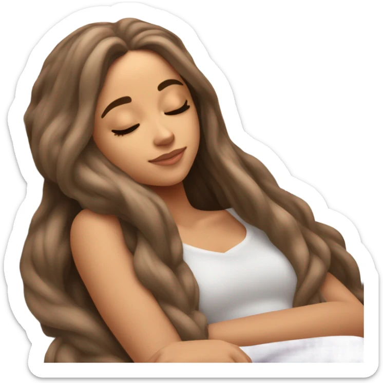 Ariana Grande sleeping sticker