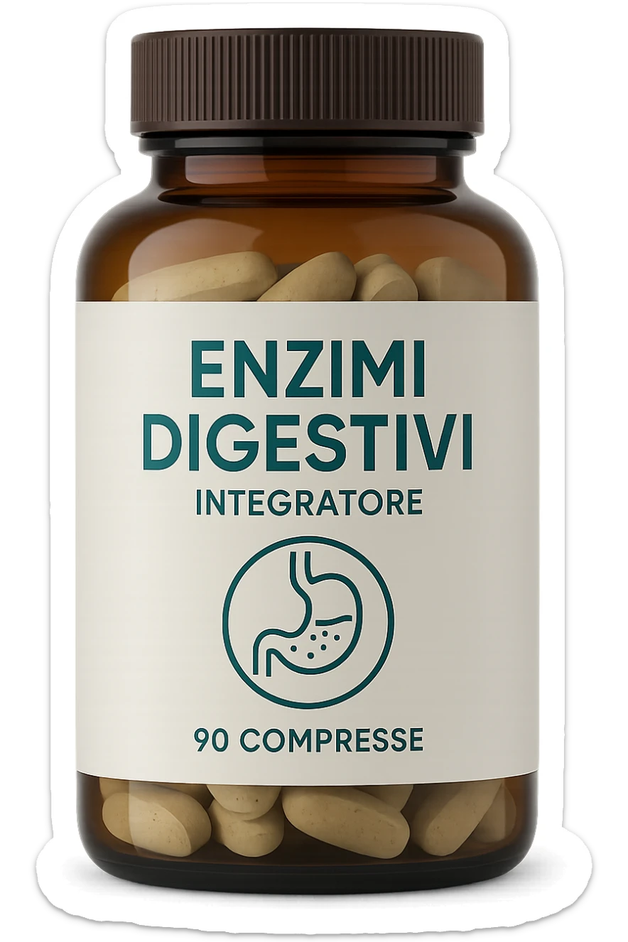 enzimi digestivi integratori sticker