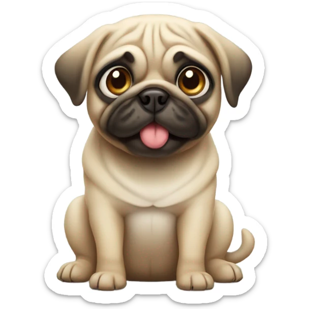 pug sticker