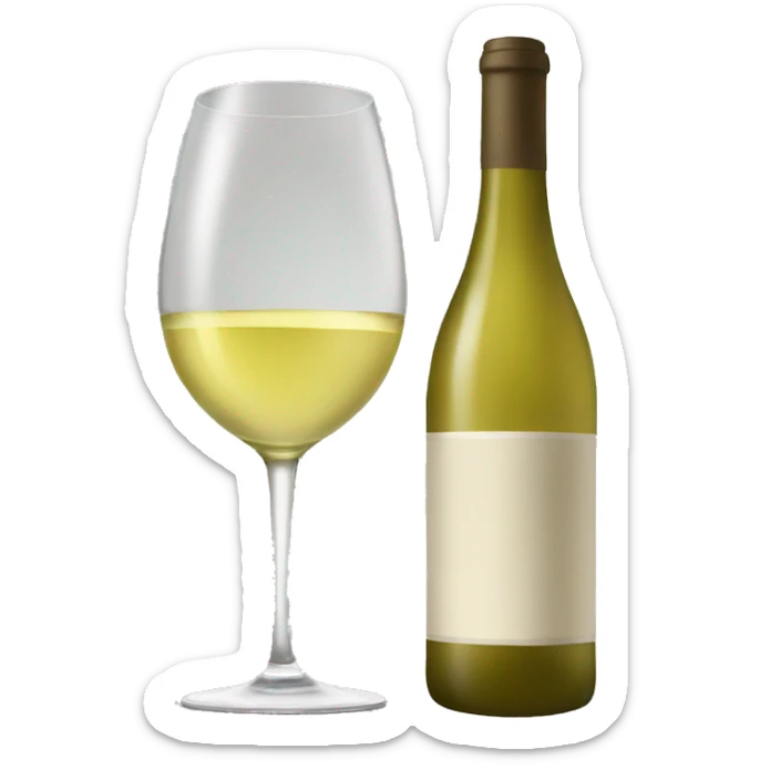 White wine sticker