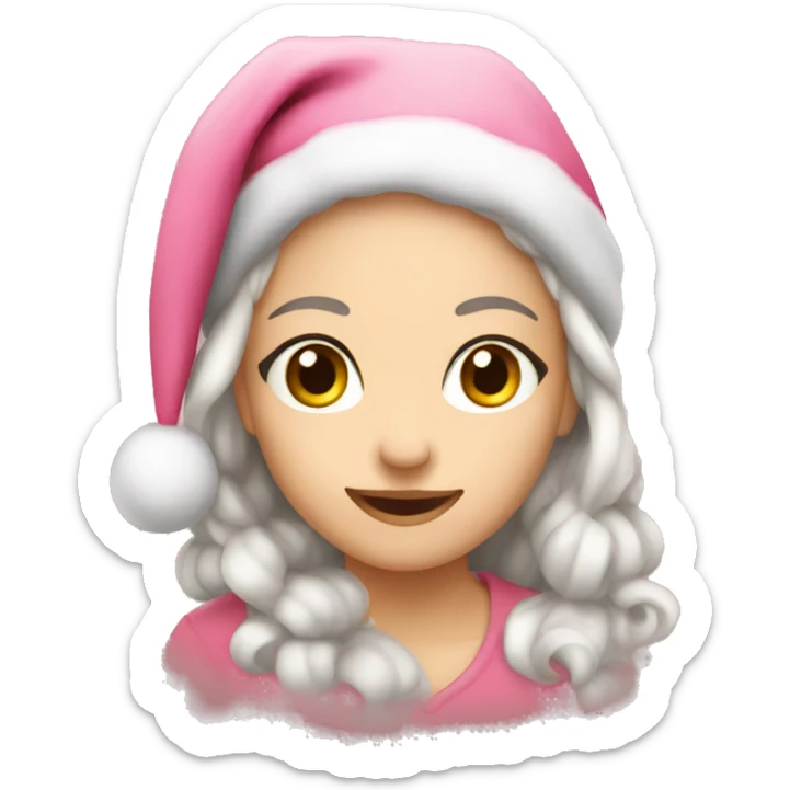 Natale rosa sticker