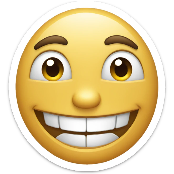 Smile sticker