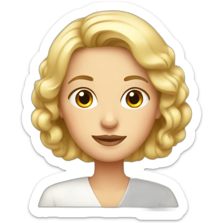 polish woman sticker