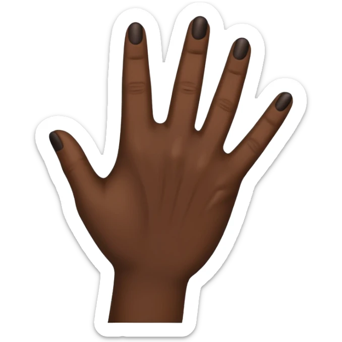 haz una mano que sea así 👇🏽 pero al revés pero que sea así cómo este emoji 👇🏽 sticker