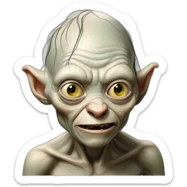 Gollum sticker