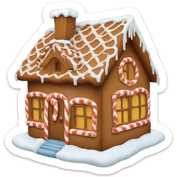 gingerbread house sticker
