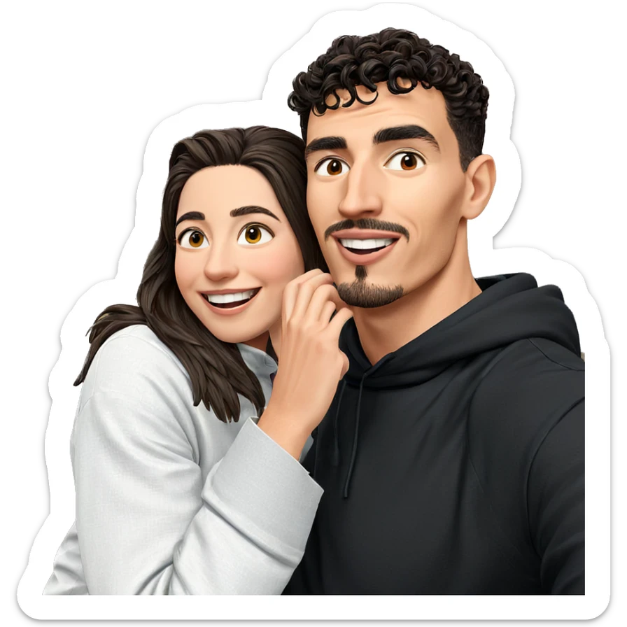 happy moment with friends sticker