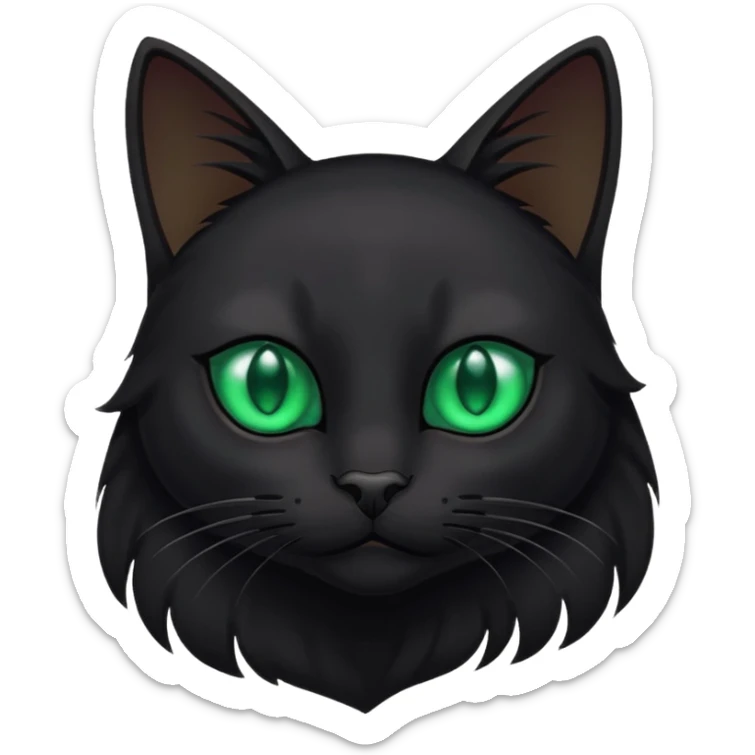 Back cat  sticker
