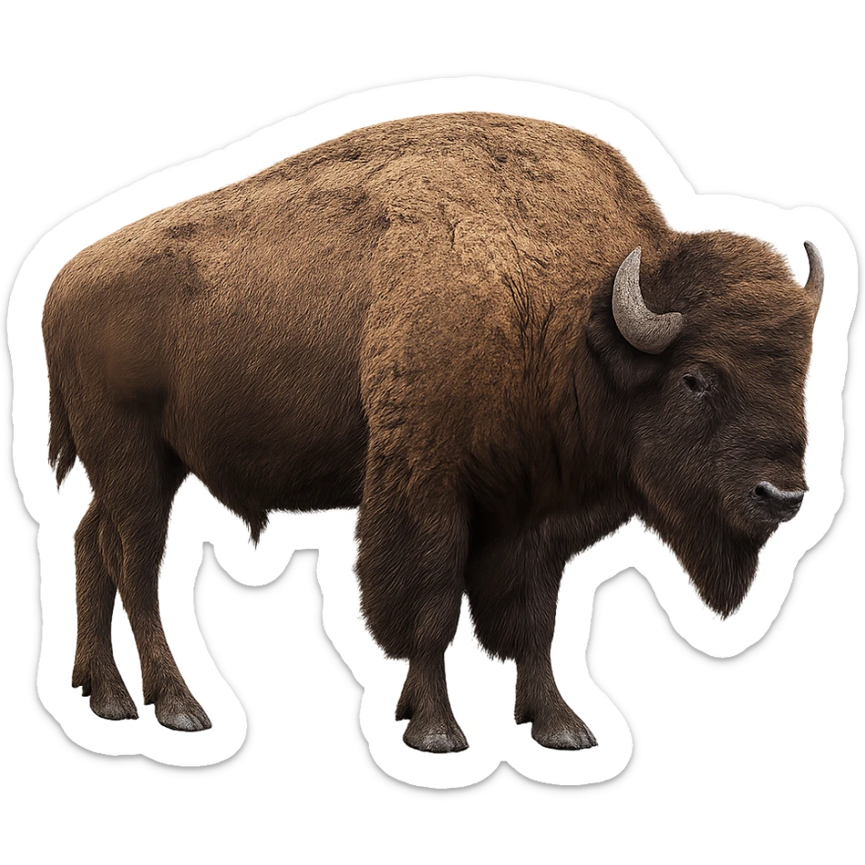 Bison sticker