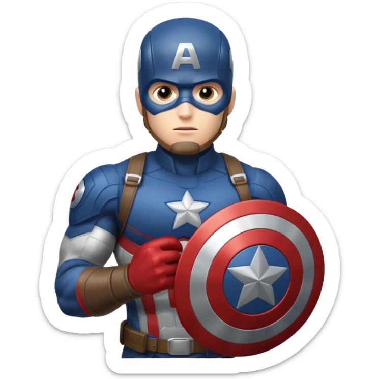 Captain america sticker