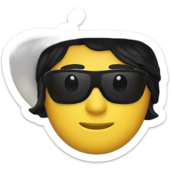 the lone ranger white cowboy hat short black hair black eye mask sticker