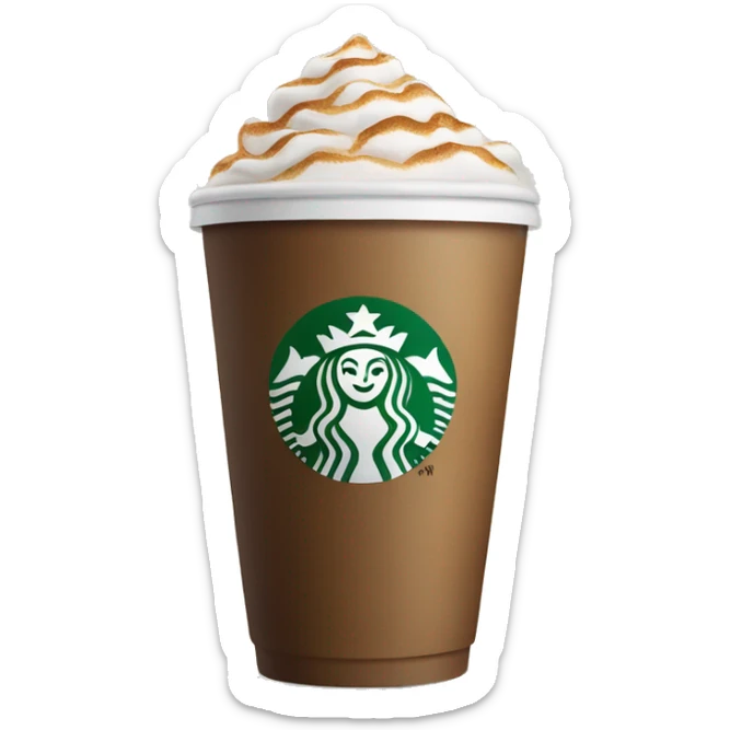 Starbucks coffee sticker