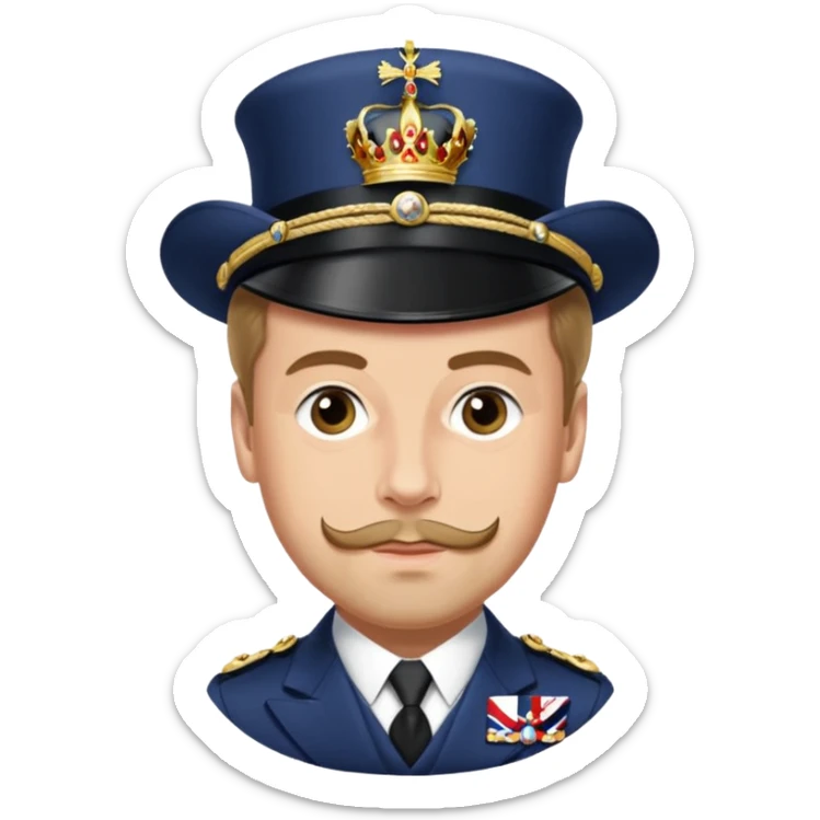 Prince George Duke Of Kent 5th Son of King George V sticker