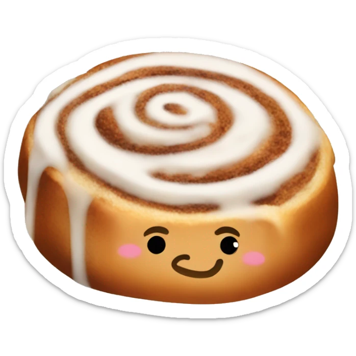 Cinnamon roll  sticker