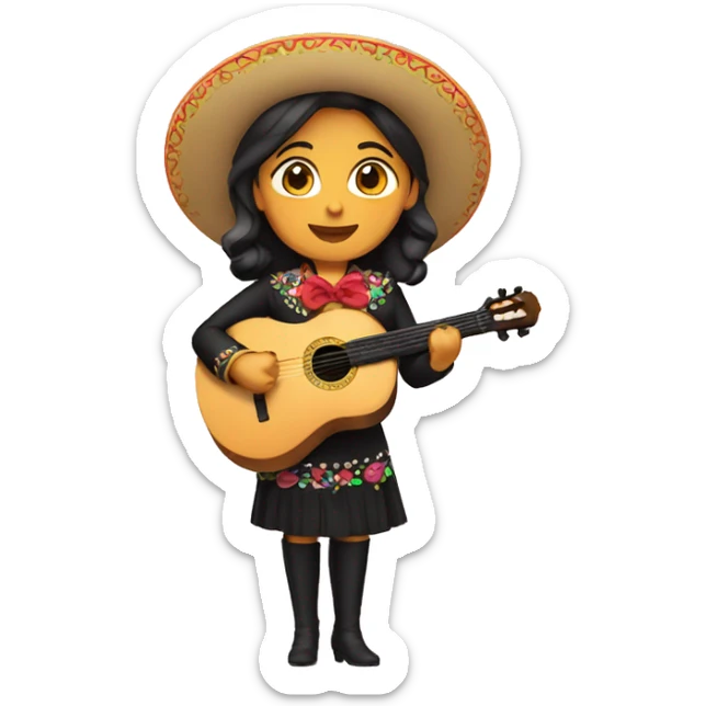 MARIACHI MUJER sticker