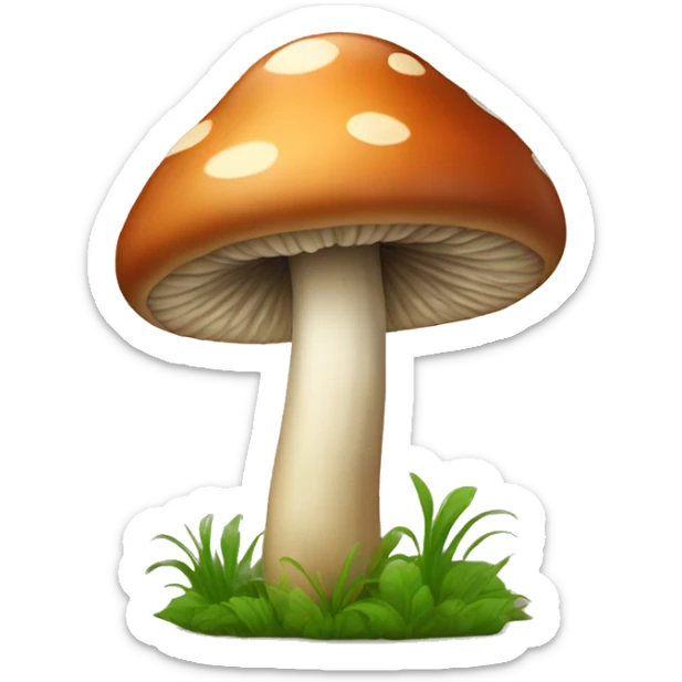 mushroom sticker