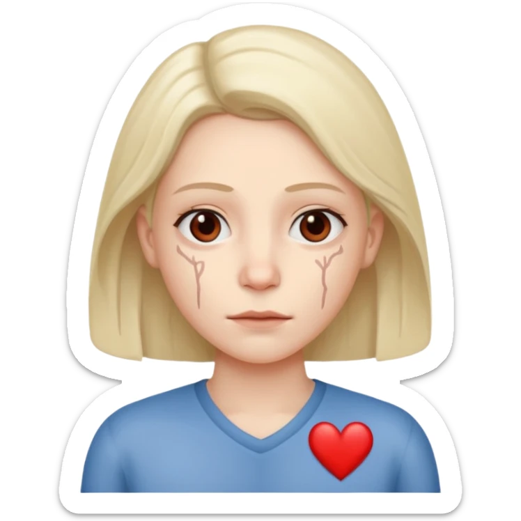 VALE ASIIIIII, PERO QUE SUFRA DE ENFERMEDAD CARDIOVASCULAR Y QUE NO SE VEA TAN FELIZZ sticker