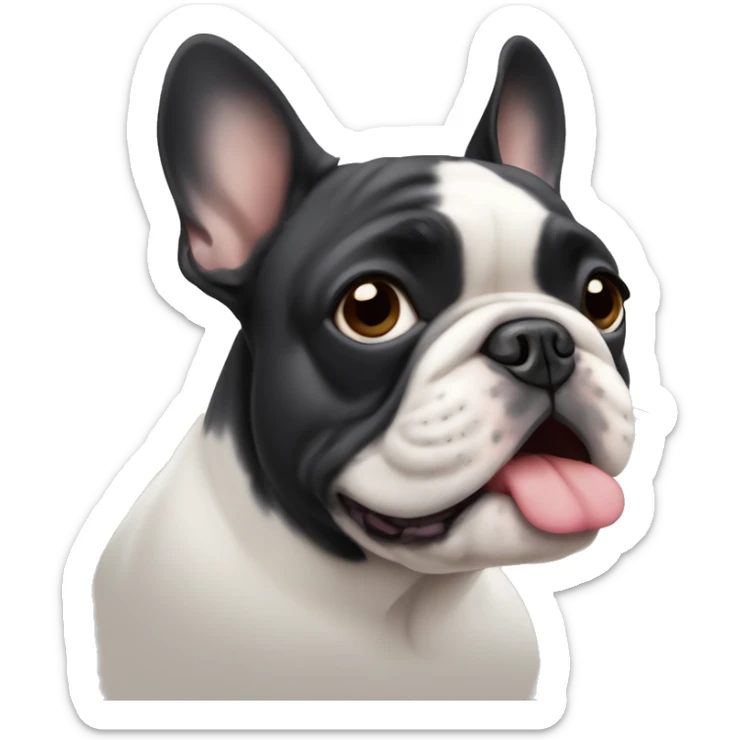 French bulldog sticker
