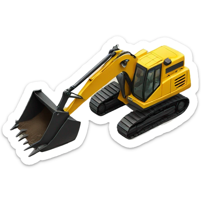 Excavator  sticker