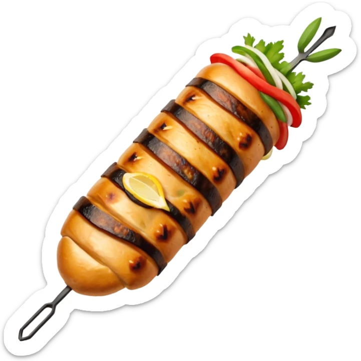 uzun büyük tavuk döner sticker