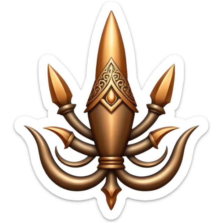 Trishul sticker