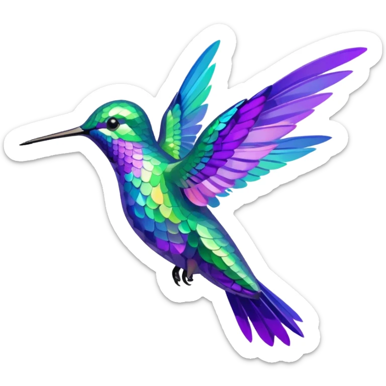 Hummingbird sticker