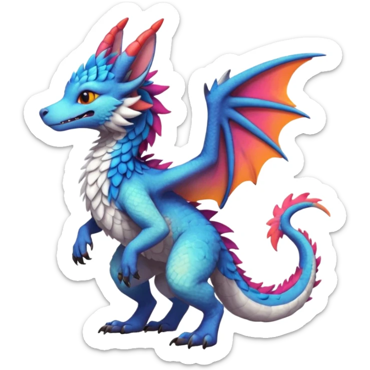 "Dutch Angel Dragon"-Trico-Vernid-Sergal-hybrid-fusion sticker