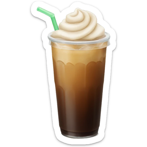 Iced coffee sticker