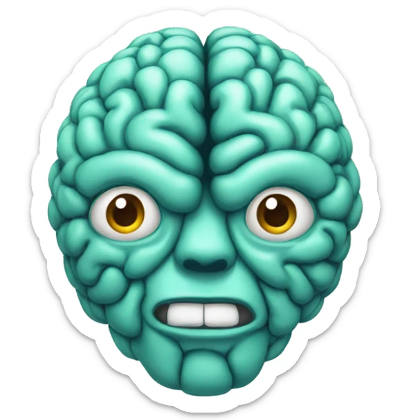 Brain sticker