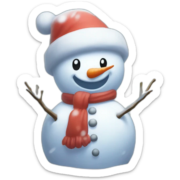 Snowman Statue Epic Mystery Legendary NewYear PokemonTheme Pokeball Snowfall Snowballs sticker