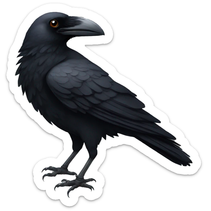 crow sticker