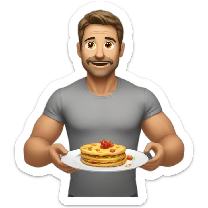 Hungry husband sticker