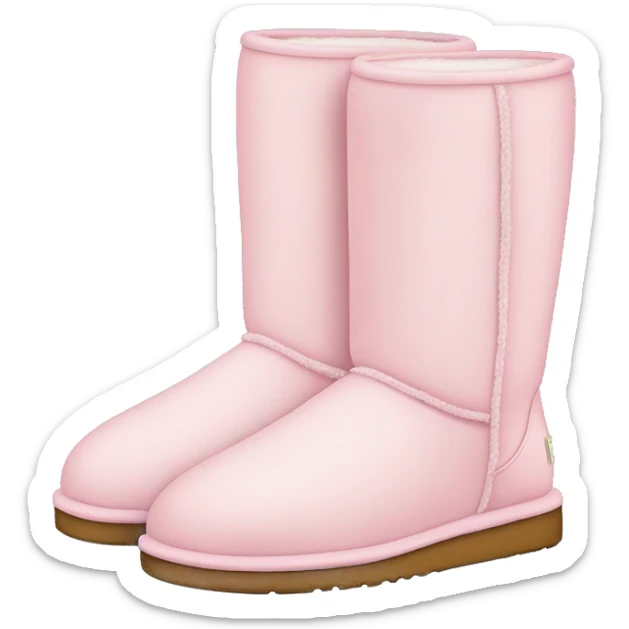 light pink uggs sticker