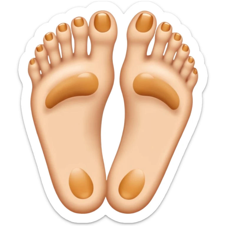 The foot emoji but everything EXCEPT the toes are the eye emoji sticker