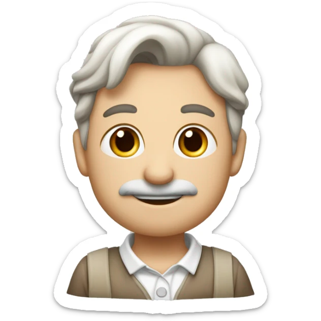 weiße kleine hündin mit braun schwarzen flecken und einer schleife am ohr sticker