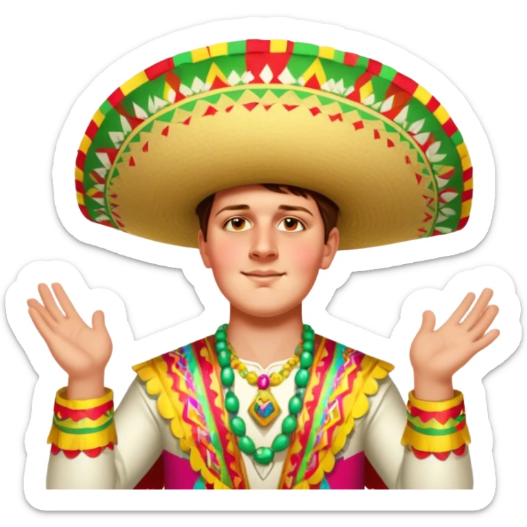 Joyful Reveler sticker