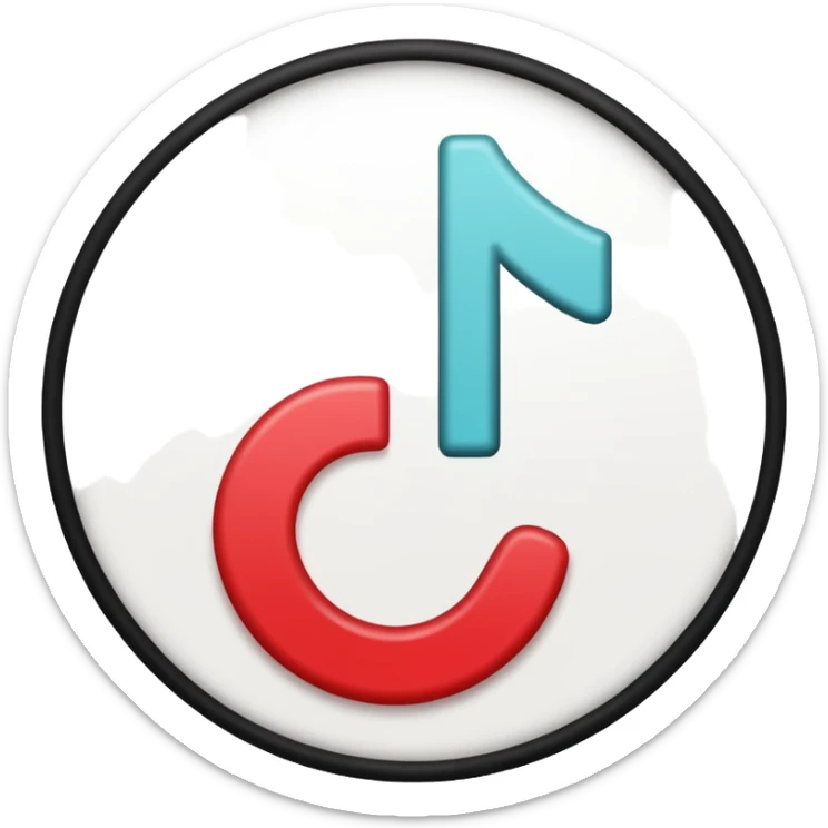 Crea un emoji de la verificación de tik tok con el bien  sticker