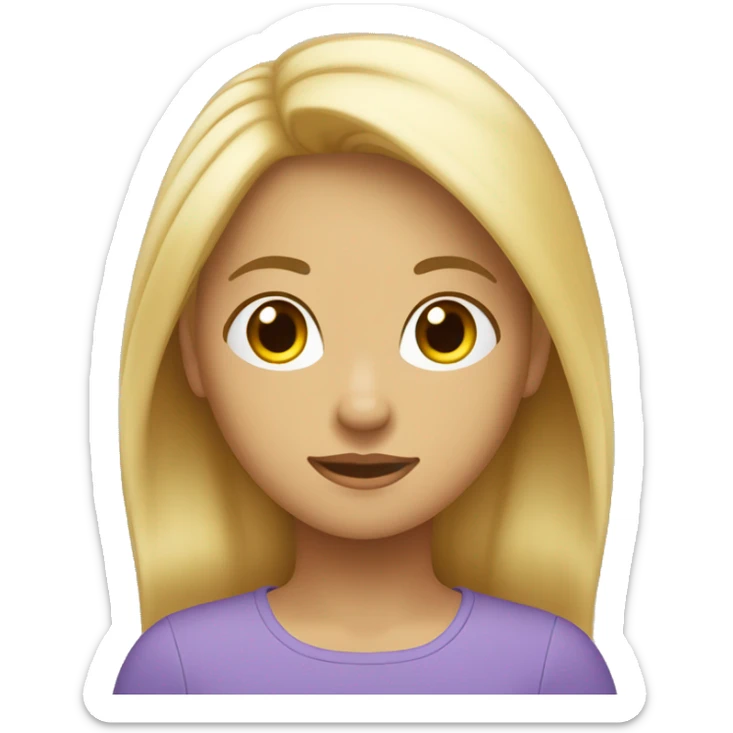 un métisse qui embrasse une blanche au cheveux brun et blond  sticker