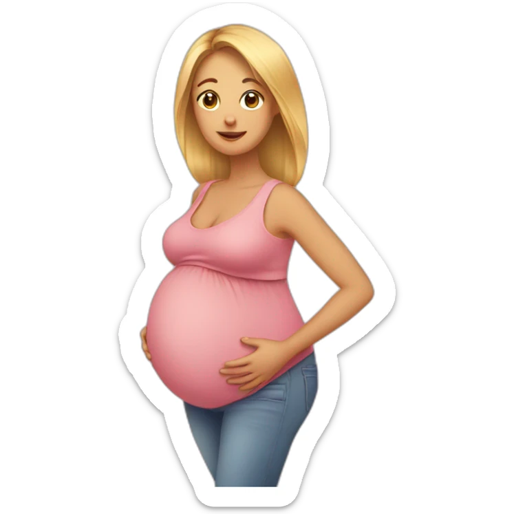 pregnancy sticker